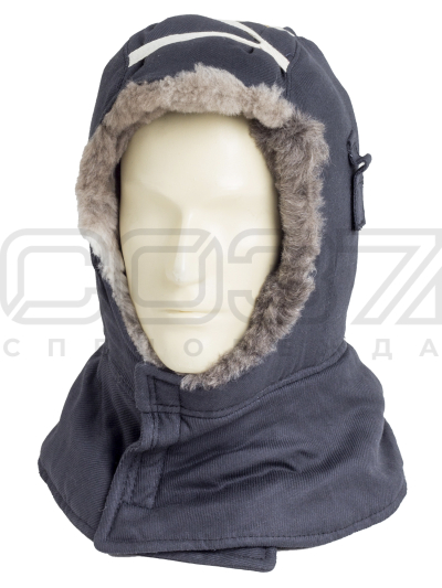 Подшлемник утепленный Зимовщик цв.тёмно-синий тк.диагональ 1